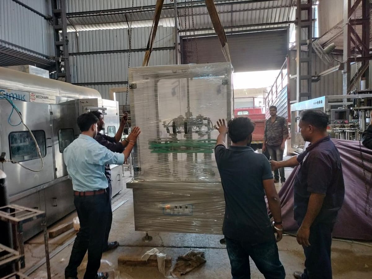 Bottle Cleaning Machine Dispatch