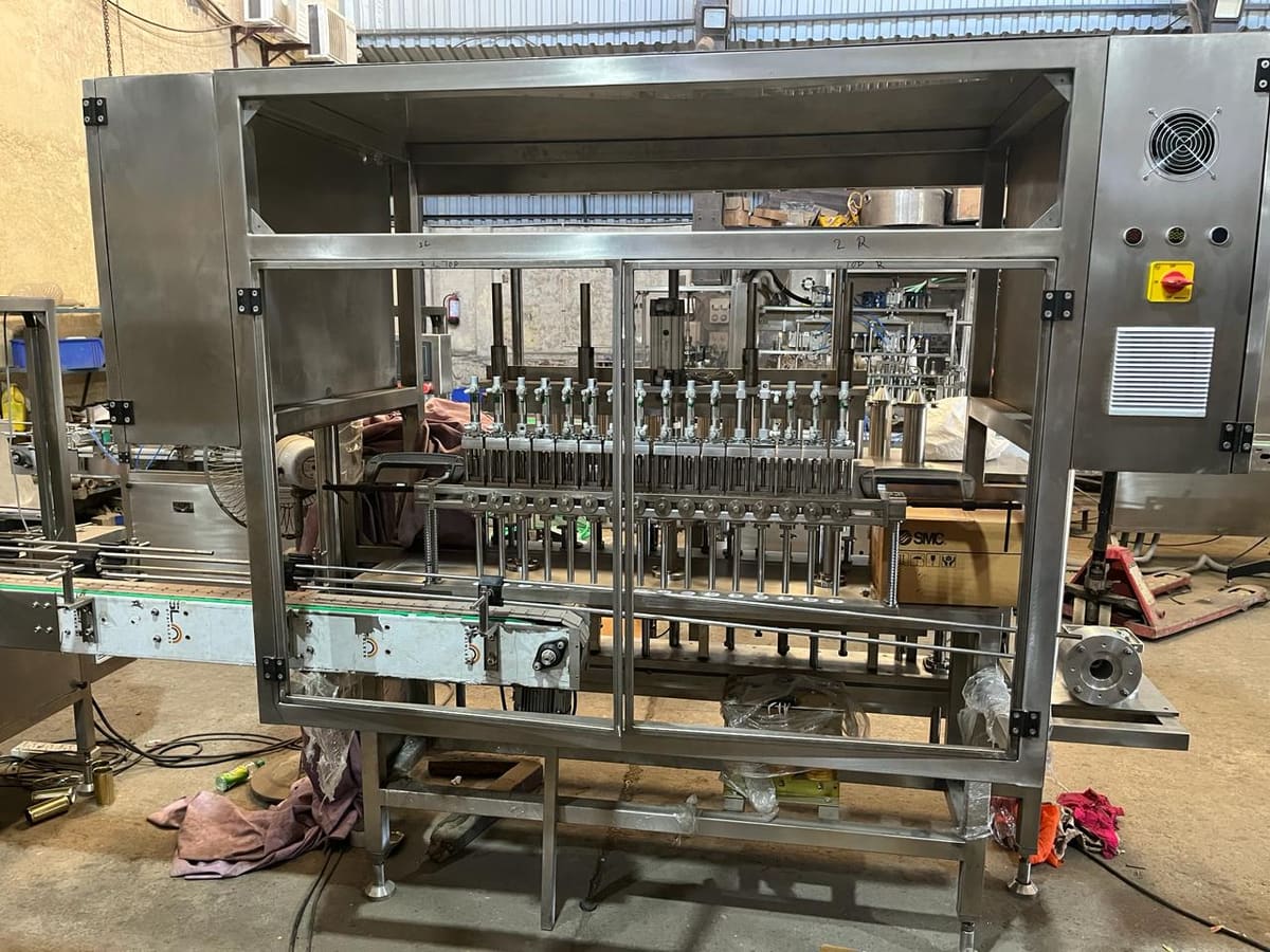 Bottle Filling Machine Installation
