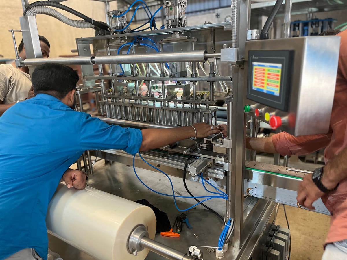 Sealing Cutting Machine Internal Trial